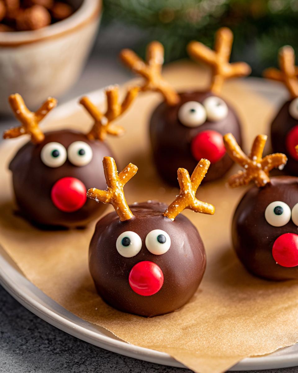 Reindeer Oreo Balls - detail 2