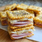 Ritz Cracker Party Sandwiches - Fun Date Night Snack