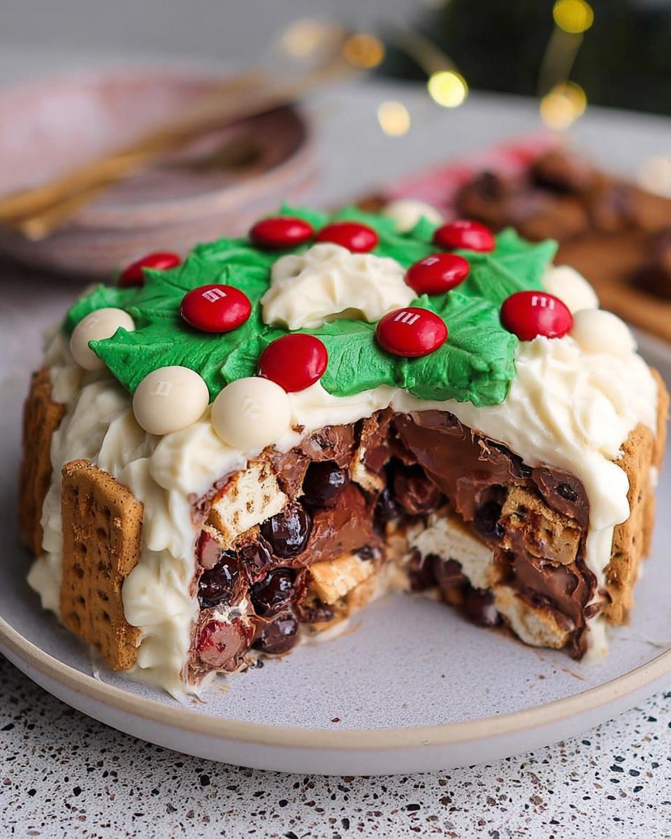 Rocky Road Christmas Pudding - detail 3