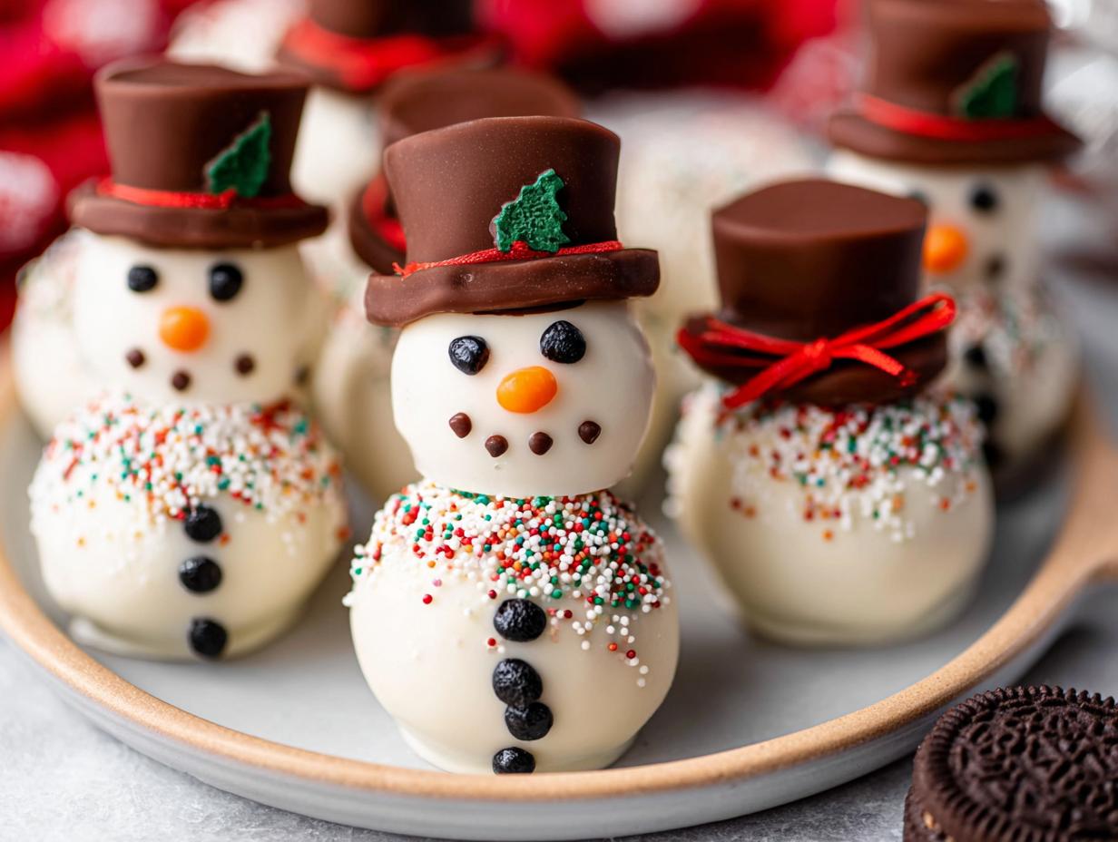 Irresistible Snowman Oreo Balls in Just 2 Hours