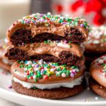 Triple Chocolate Sandwich Cookies