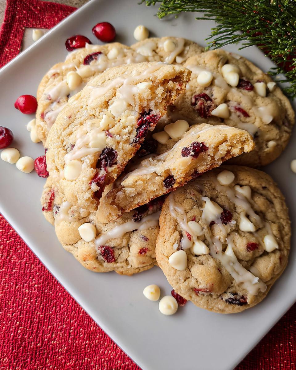 White Chocolate Cranberry Cookies Recipe - detail 2