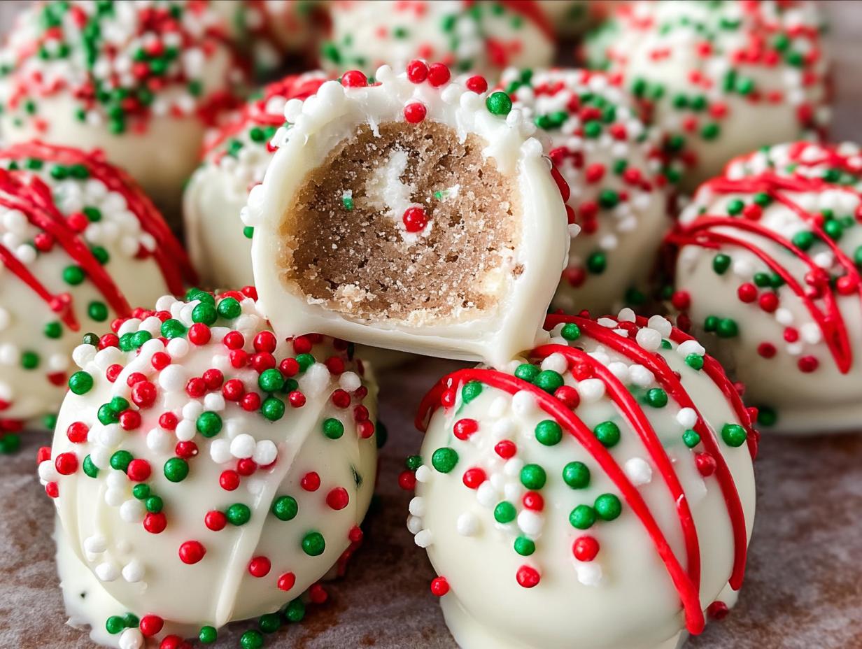 christmas sugar cookie balls