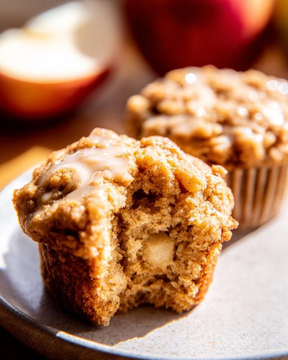 Apple Cinnamon Greek Yogurt Muffins - detail 2