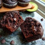 Avocado Double Chocolate Muffins