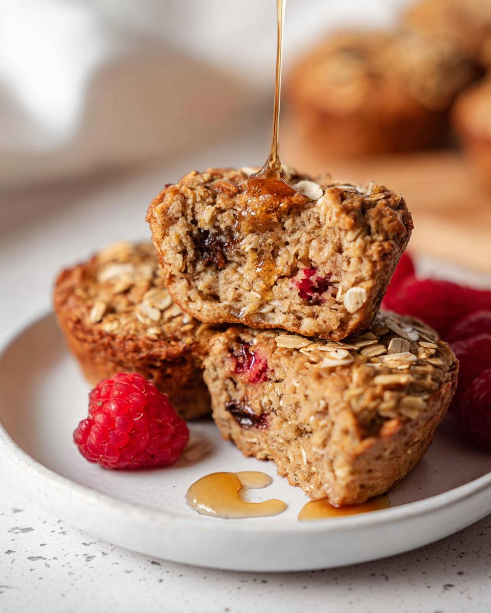 Baked Oatmeal Protein Muffins - detail 2
