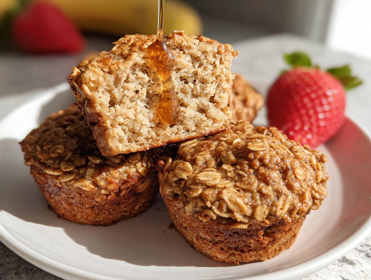 Unbelievable Baked Oatmeal Protein Muffins in 35 Minutes
