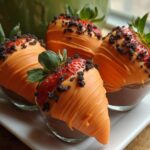 Carrot Chocolate Strawberries