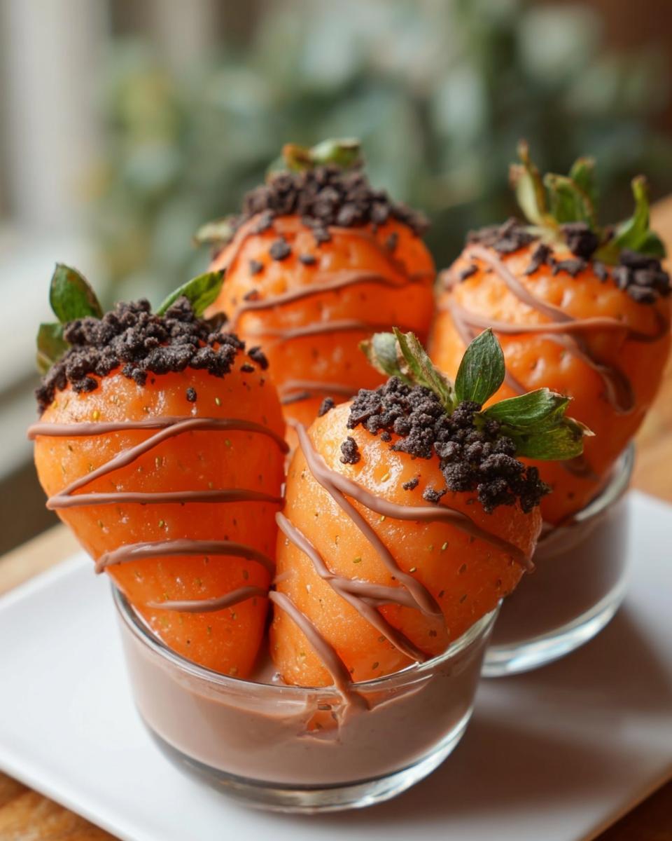 Carrot Chocolate Strawberries - detail 2
