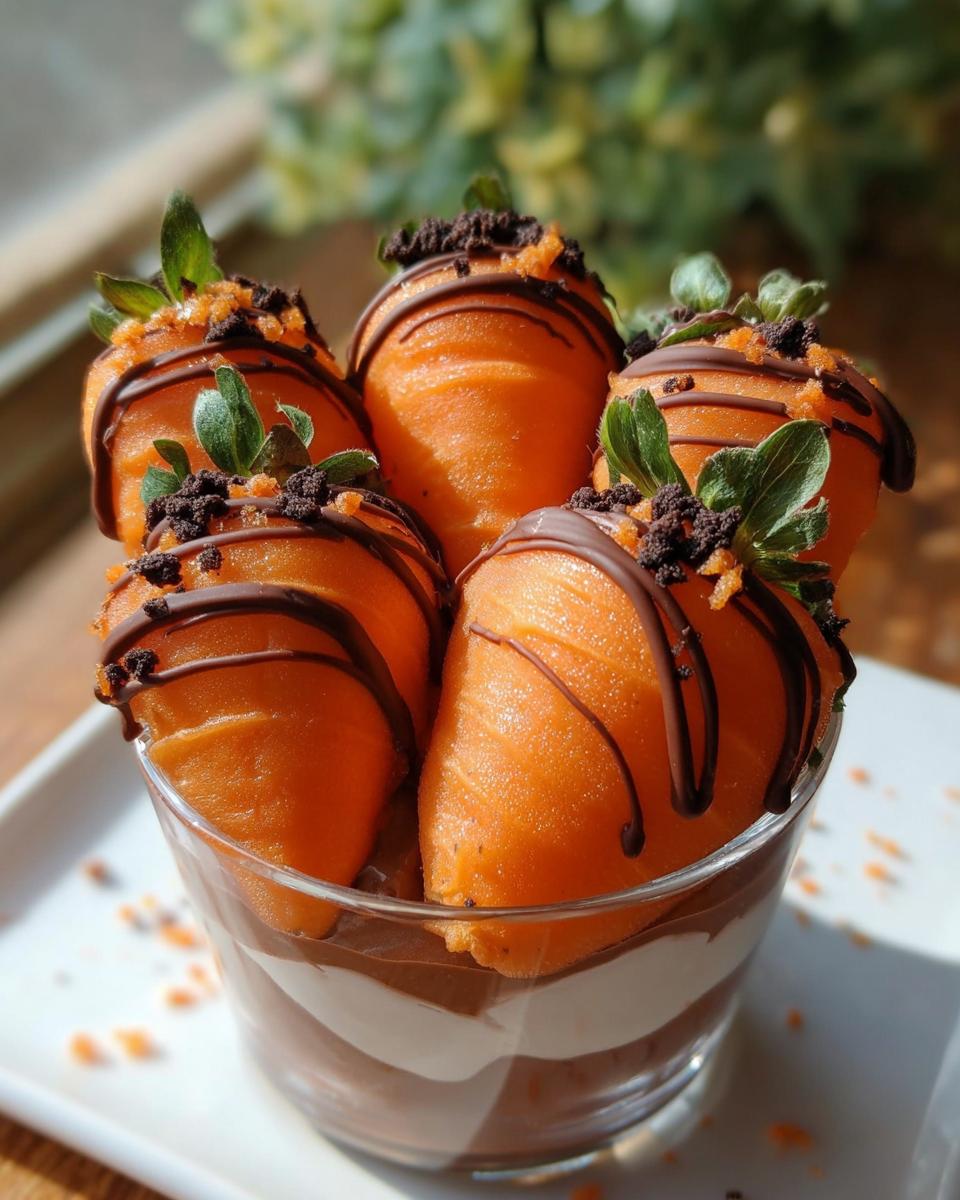 Carrot Chocolate Strawberries - detail 3