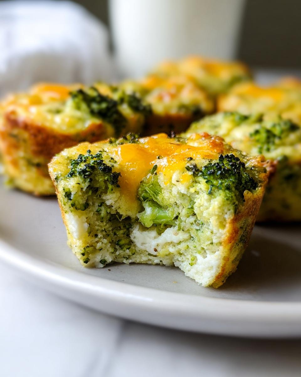 Cheesy Broccoli Protein Muffins - detail 1