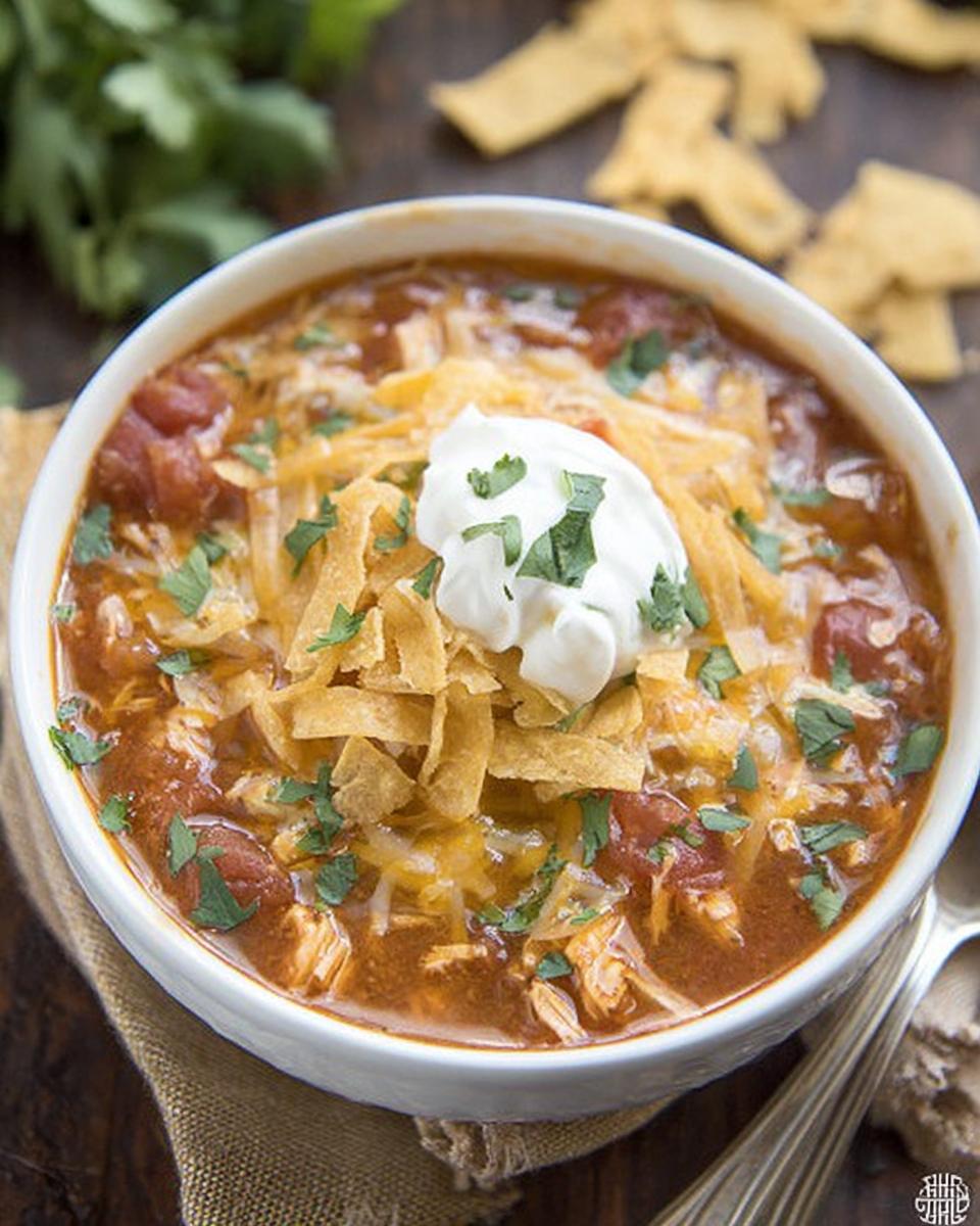 Chicken Enchilada Soup - detail 1