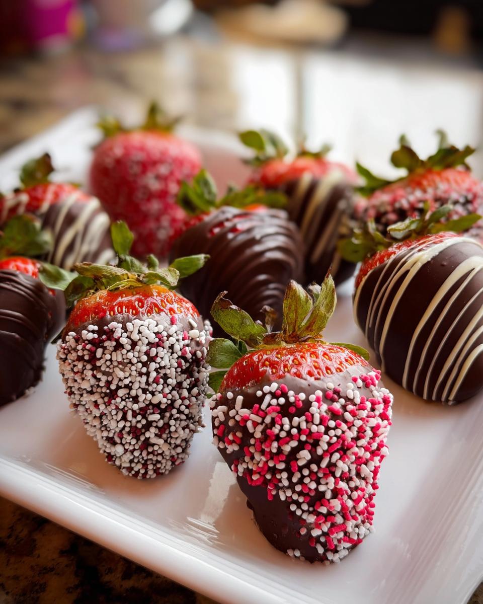 Chocolate Dipped Strawberries - detail 1