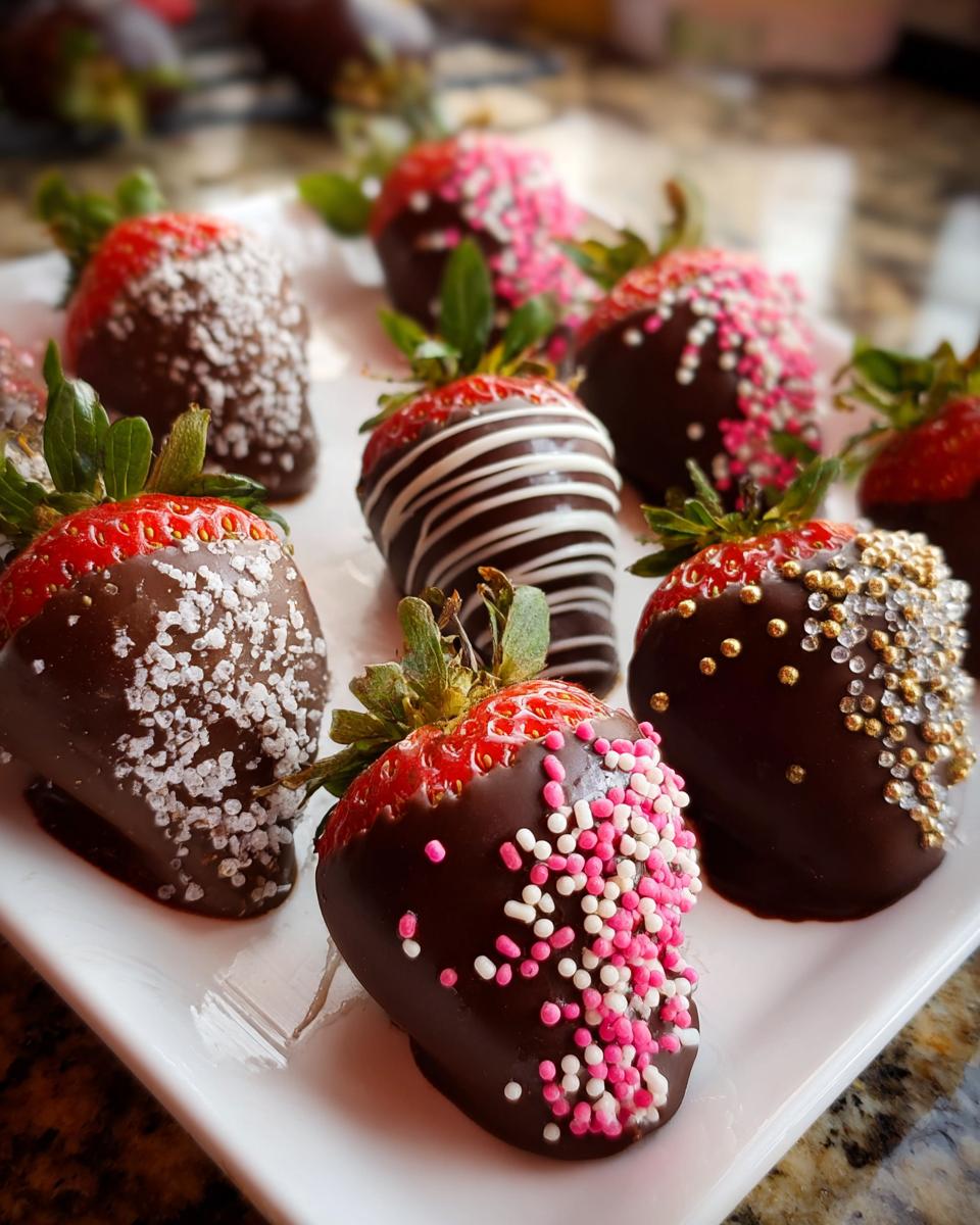Chocolate Dipped Strawberries - detail 2