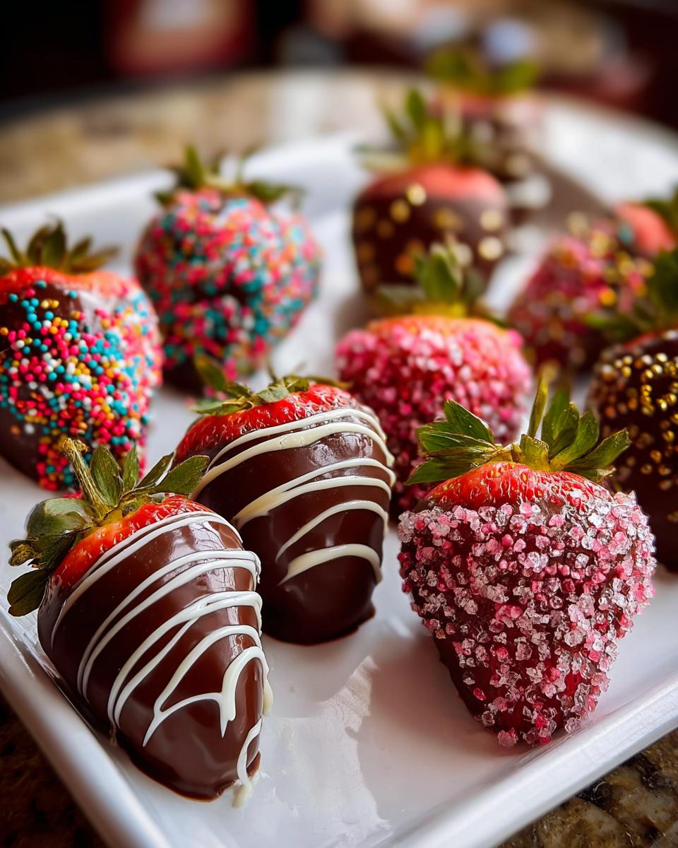 Chocolate Dipped Strawberries - detail 3