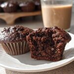 Dark Chocolate Zucchini Muffins