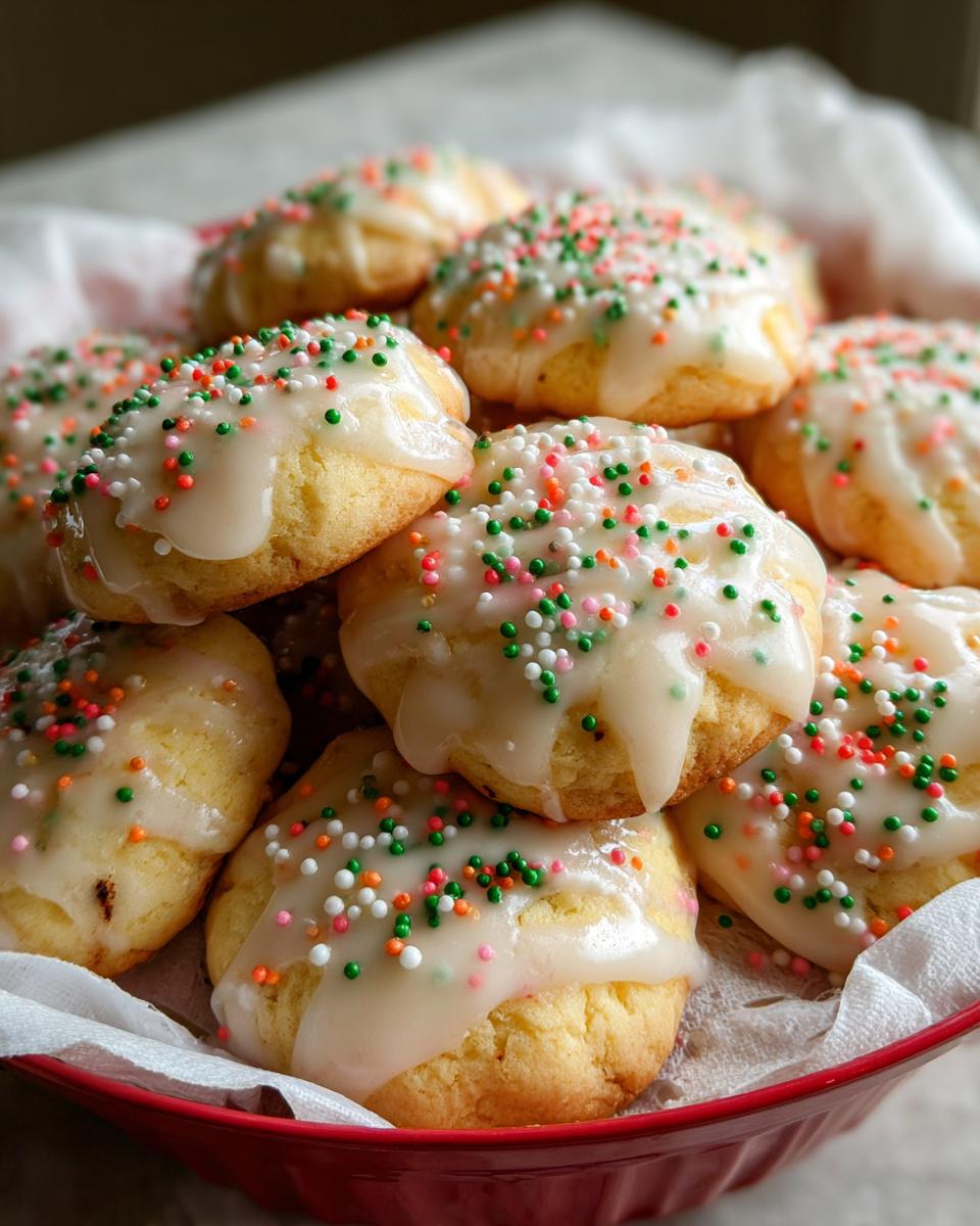 Decorated Italian Ricotta Cookies - detail 1
