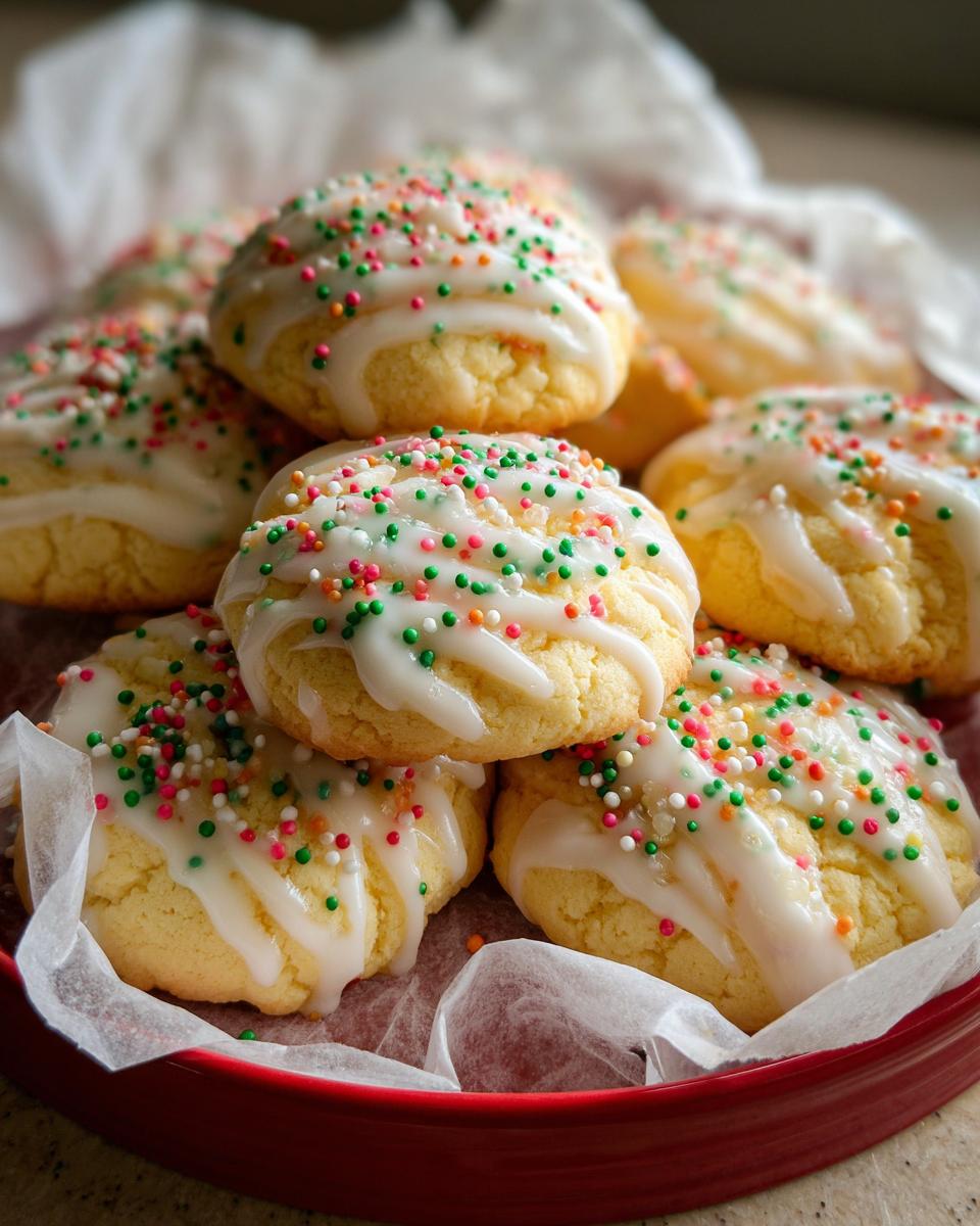 Decorated Italian Ricotta Cookies - detail 2