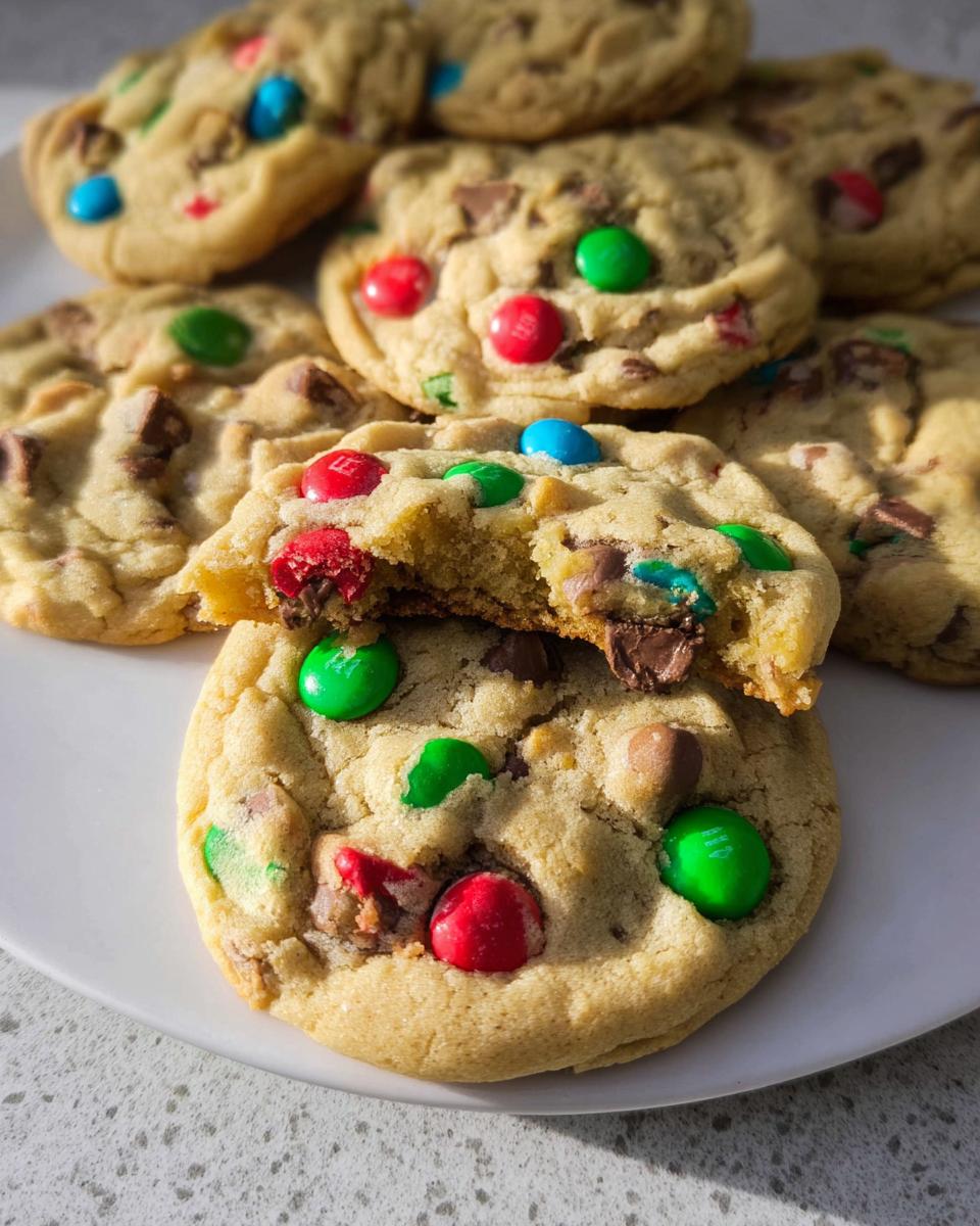 Easy M&M Valentine Cookies - detail 1