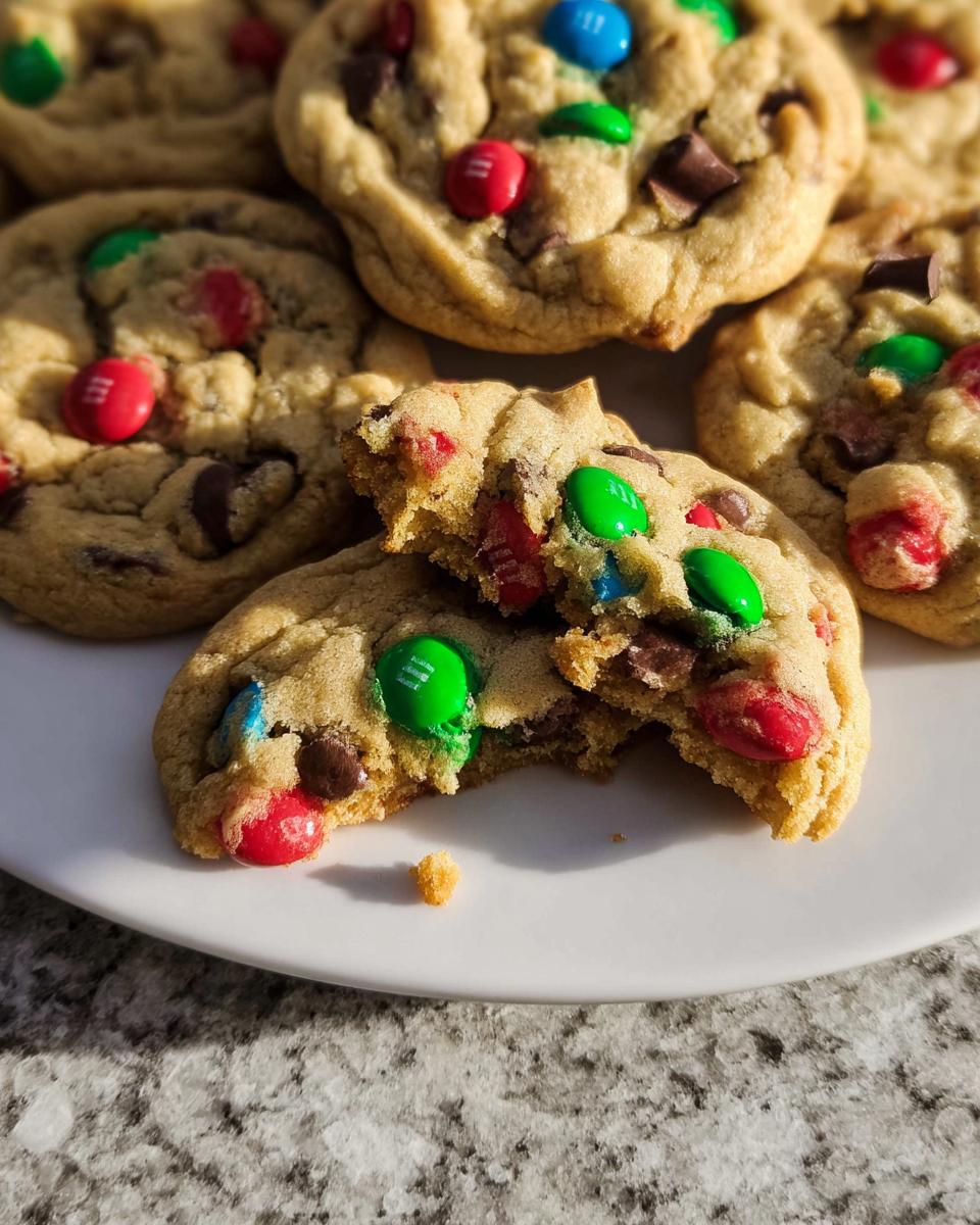 Easy M&M Valentine Cookies - detail 3