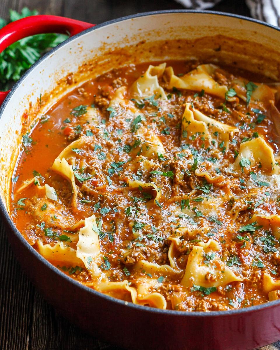 Easy One-Pot Lasagna Soup Recipe - detail 3