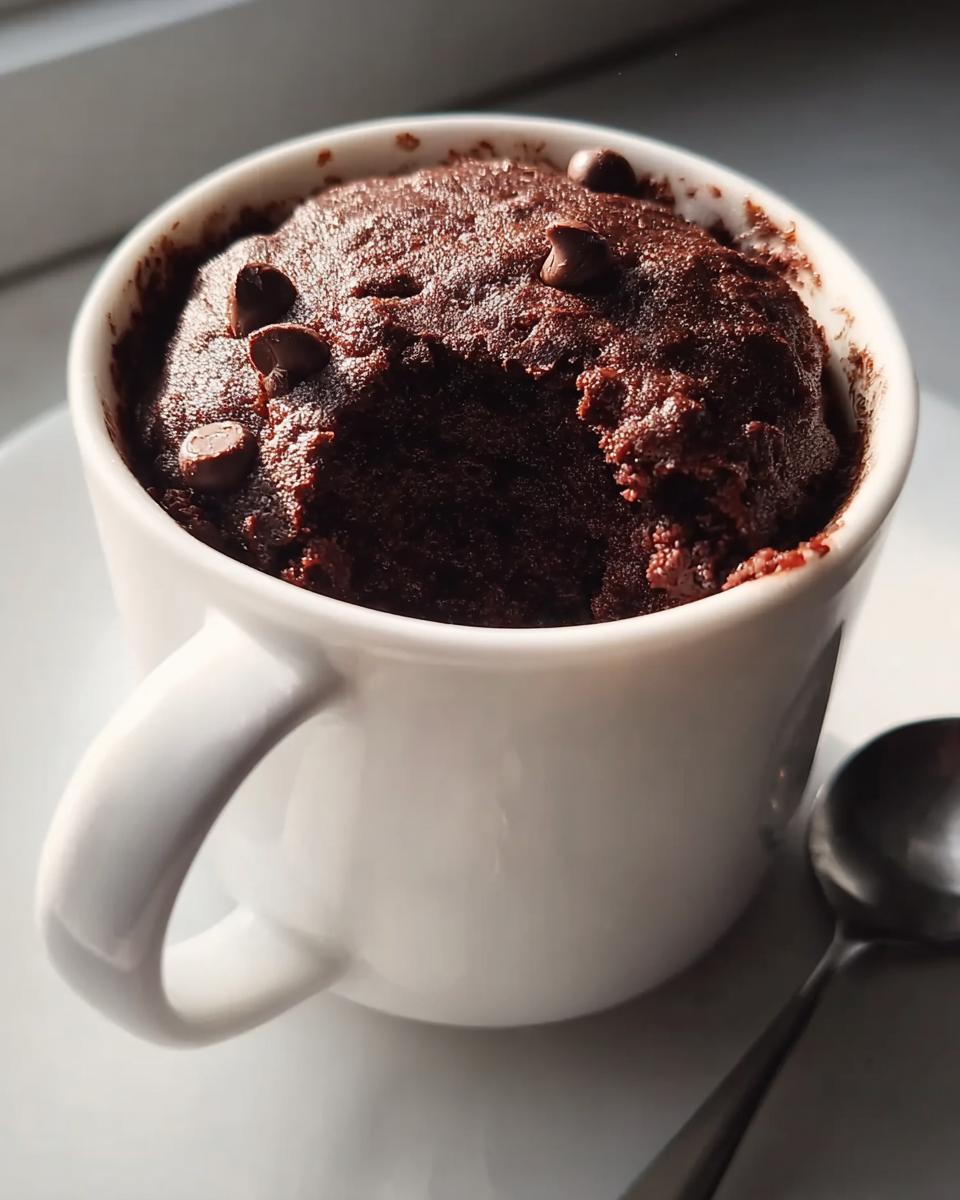 Easy Recipe Chocolate Mug Cake - detail 1