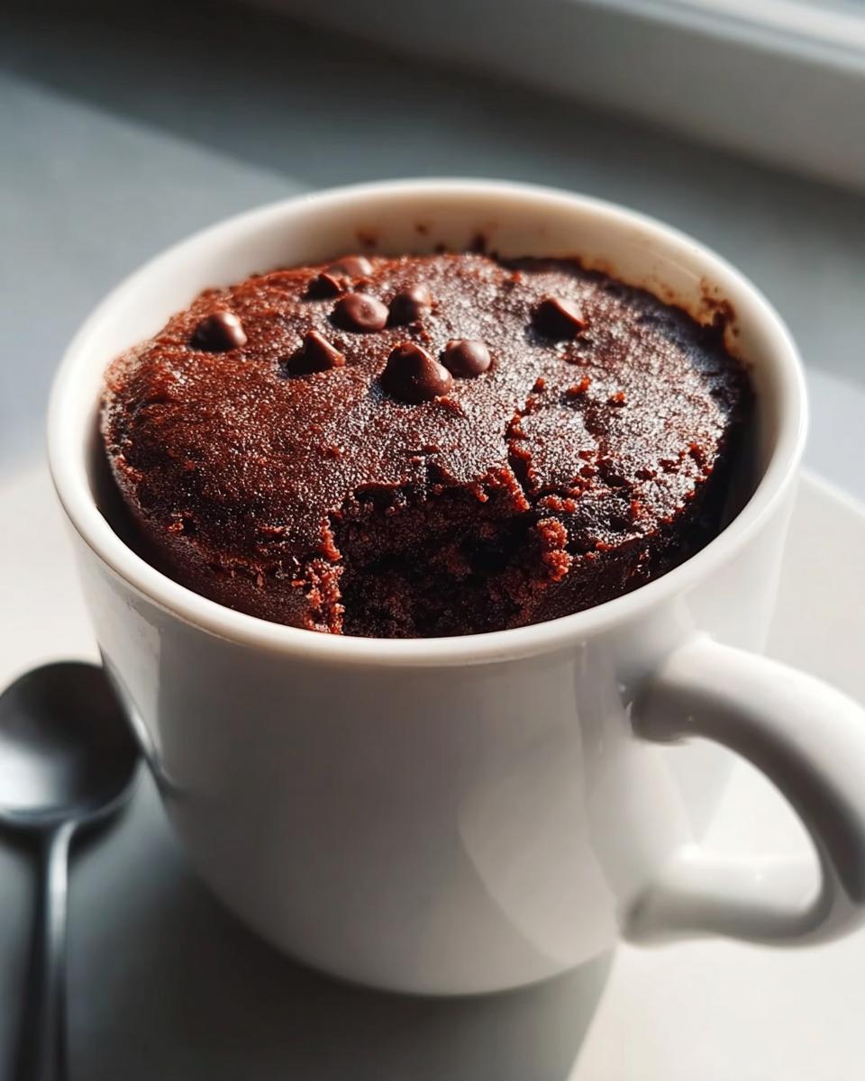 Easy Recipe Chocolate Mug Cake - detail 2
