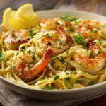 Garlic Butter Shrimp Scampi with Linguine