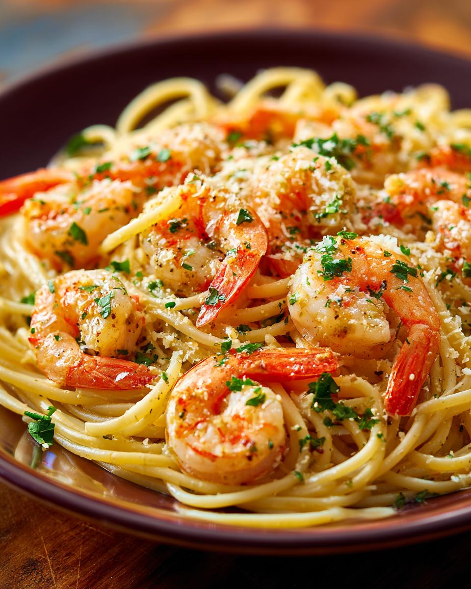 Garlic Butter Shrimp Scampi with Linguine - detail 3
