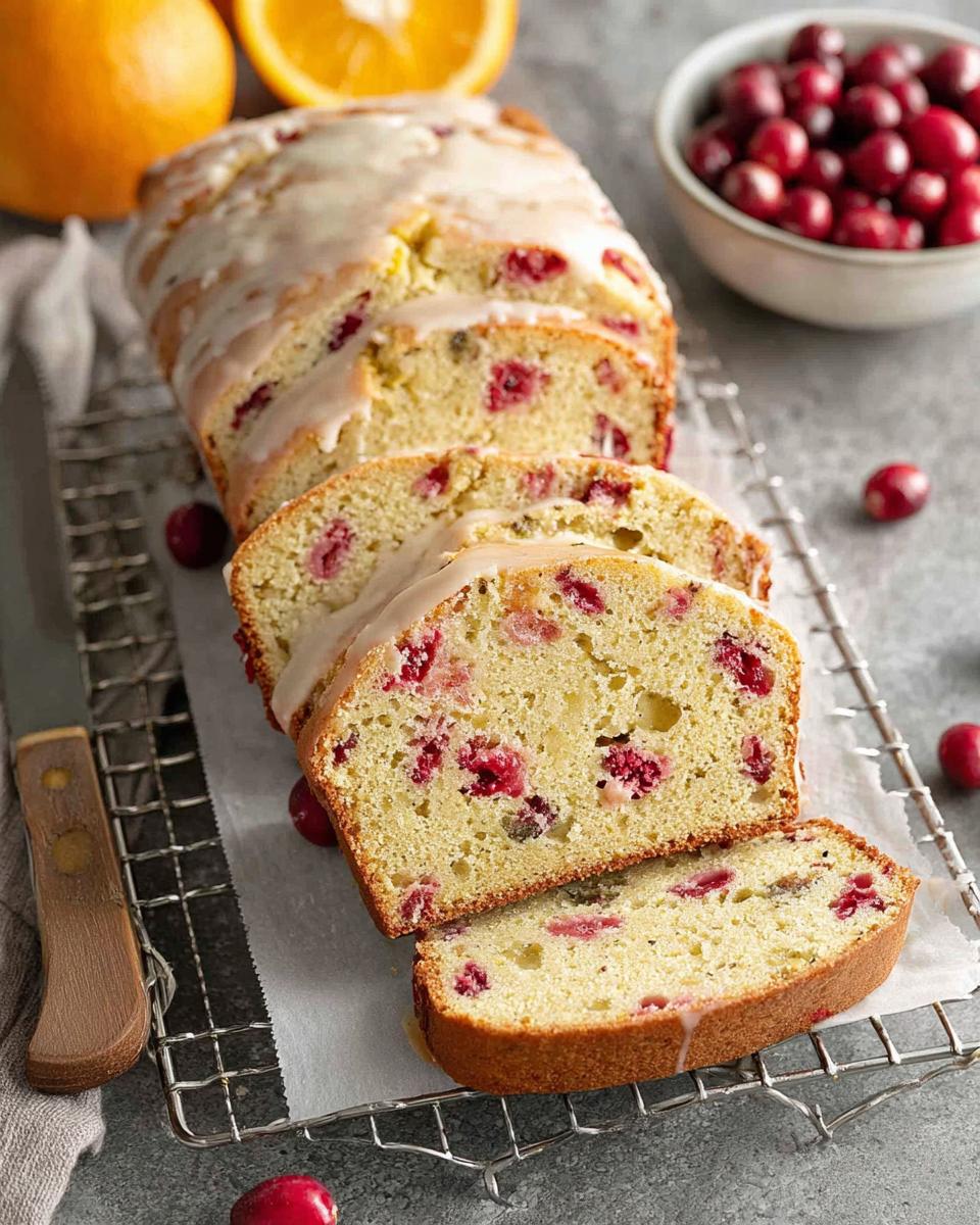 Gluten Free Orange Cranberry Bread - detail 3