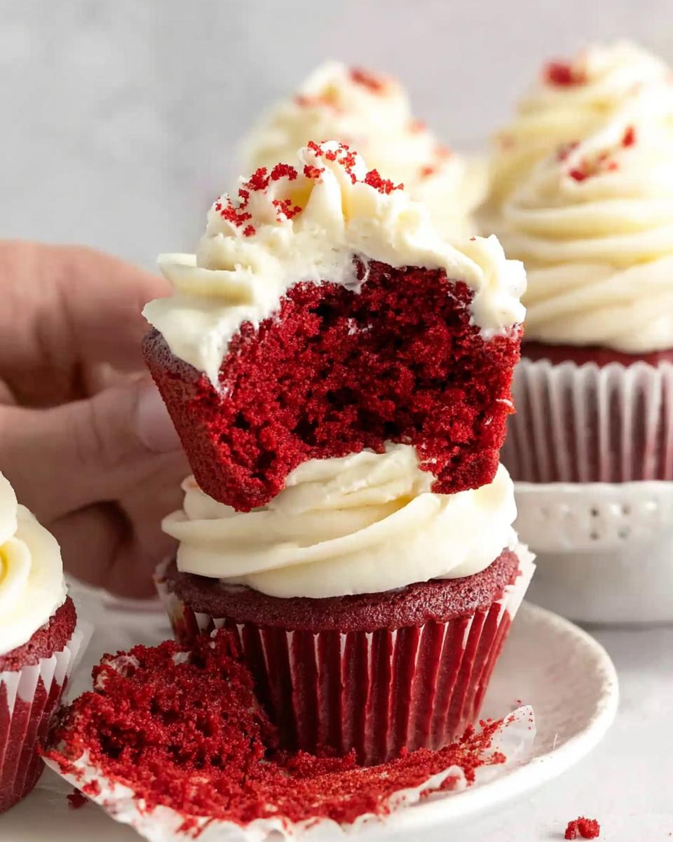 Gluten Free Red Velvet Cupcakes - detail 3