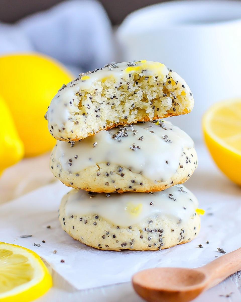 Gluten Free Lemon Poppy Seed Cookies: 13-Minute Bliss