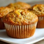 Healthy Banana Oatmeal Muffins