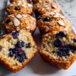 Healthy Blueberry Almond Muffins