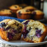 Healthy Greek Yogurt Blueberry Protein Muffins
