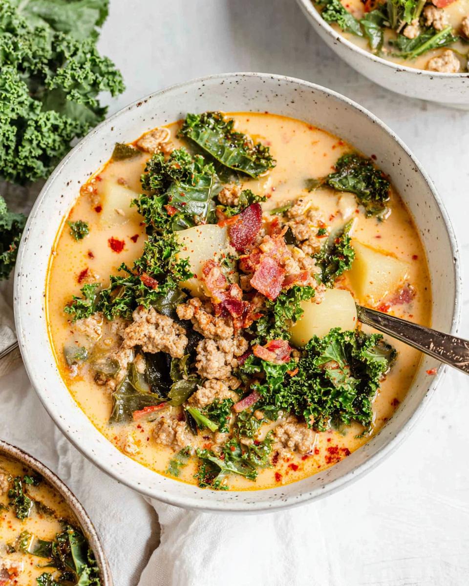 Healthy Simple One Pot Sausage Kale Soup - detail 2