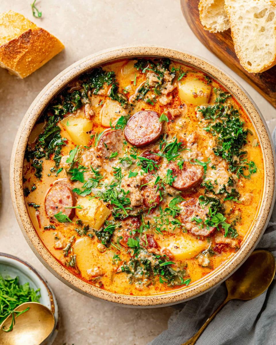 Healthy Simple One Pot Sausage Kale Soup - detail 2