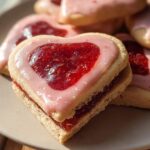 Heart Strawberry Cookies