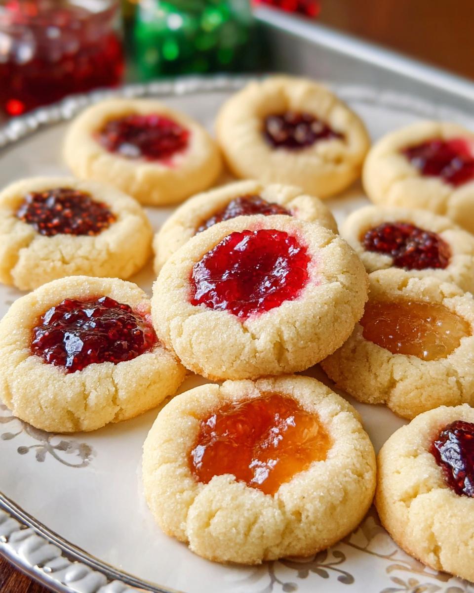 Jam Thumbprint Cookies - detail 1
