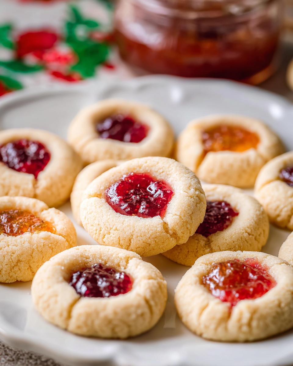 Jam Thumbprint Cookies - detail 3