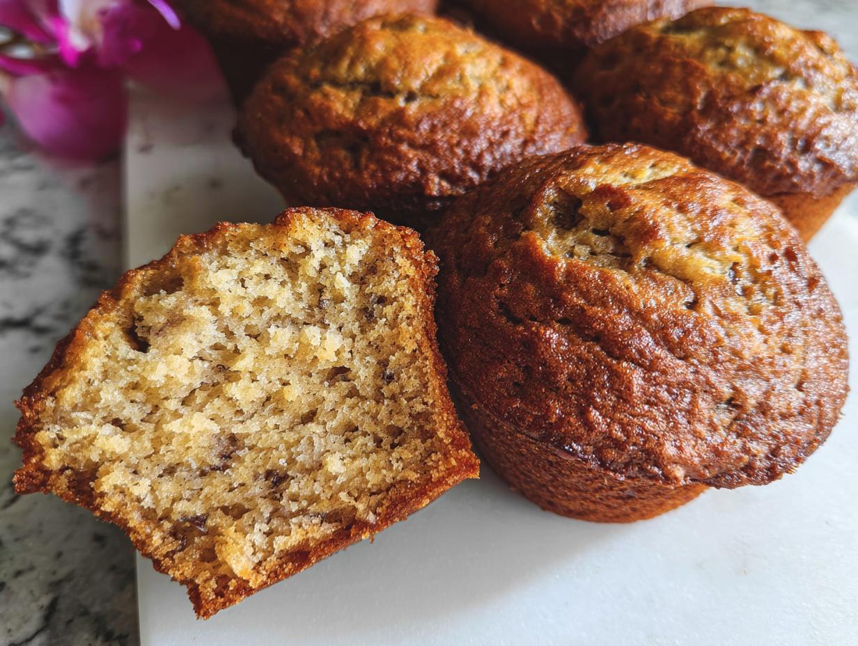 Jumbo Banana Muffins