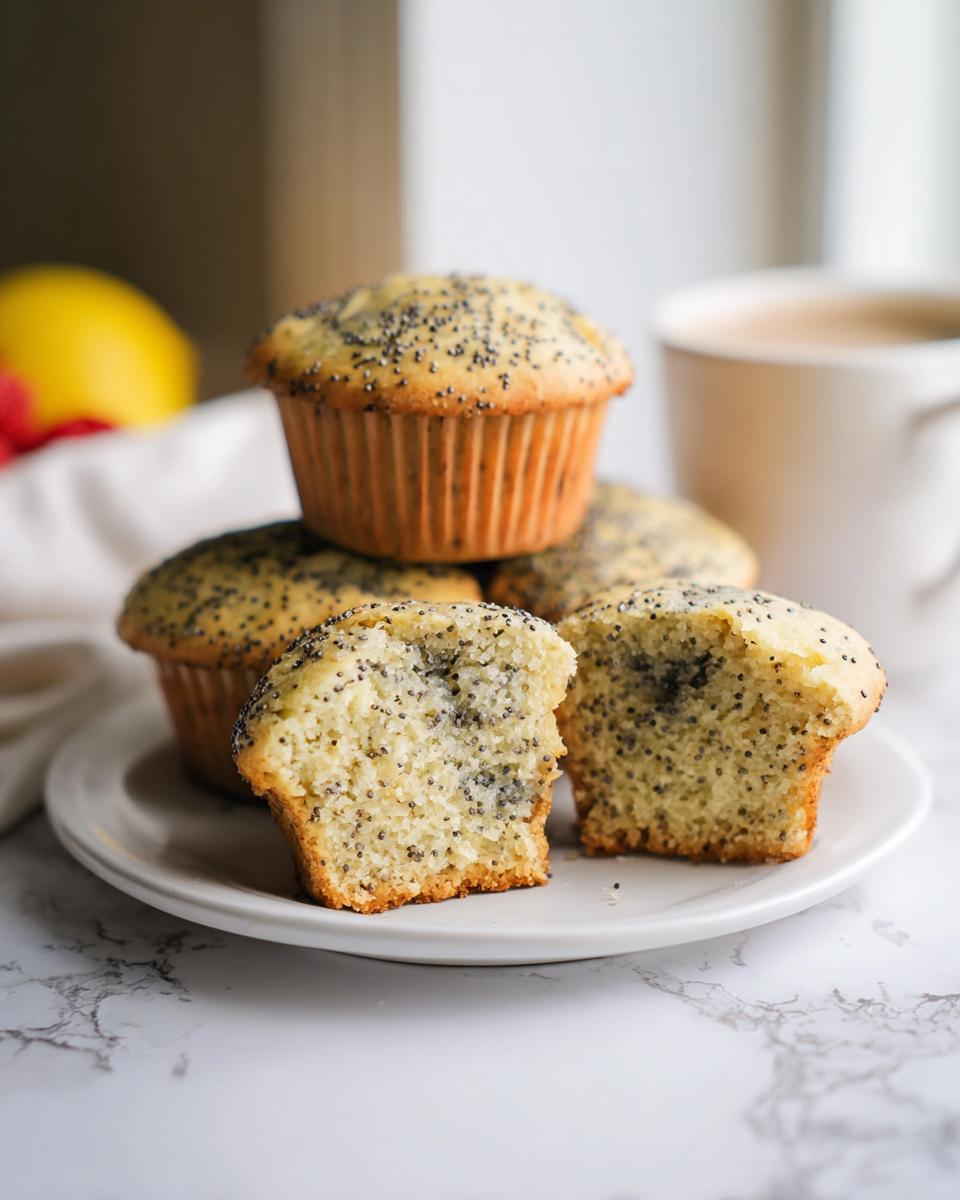 Lemon Poppy Seed Almond Flour Muffins - detail 1