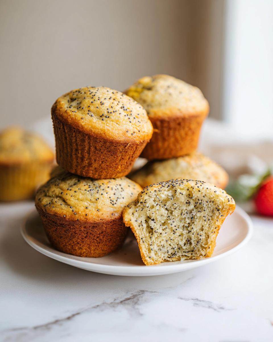 Lemon Poppy Seed Almond Flour Muffins - detail 2