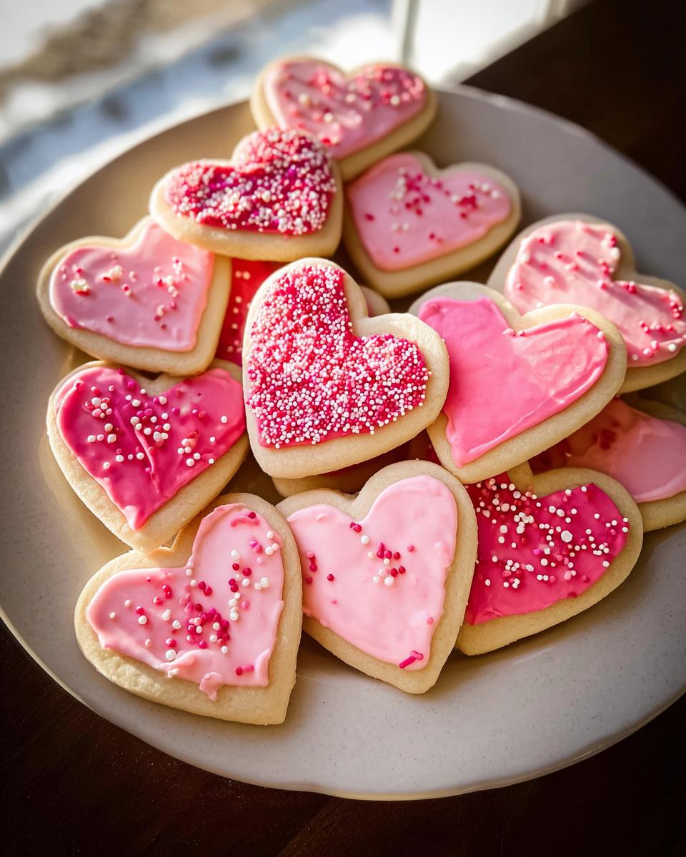 Love Heart Sugar Cookies - detail 2
