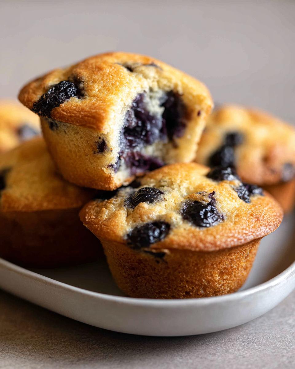 Moist Blueberry Protein Muffins - detail 2