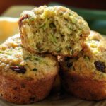 Moist Greek Yogurt Zucchini Muffin
