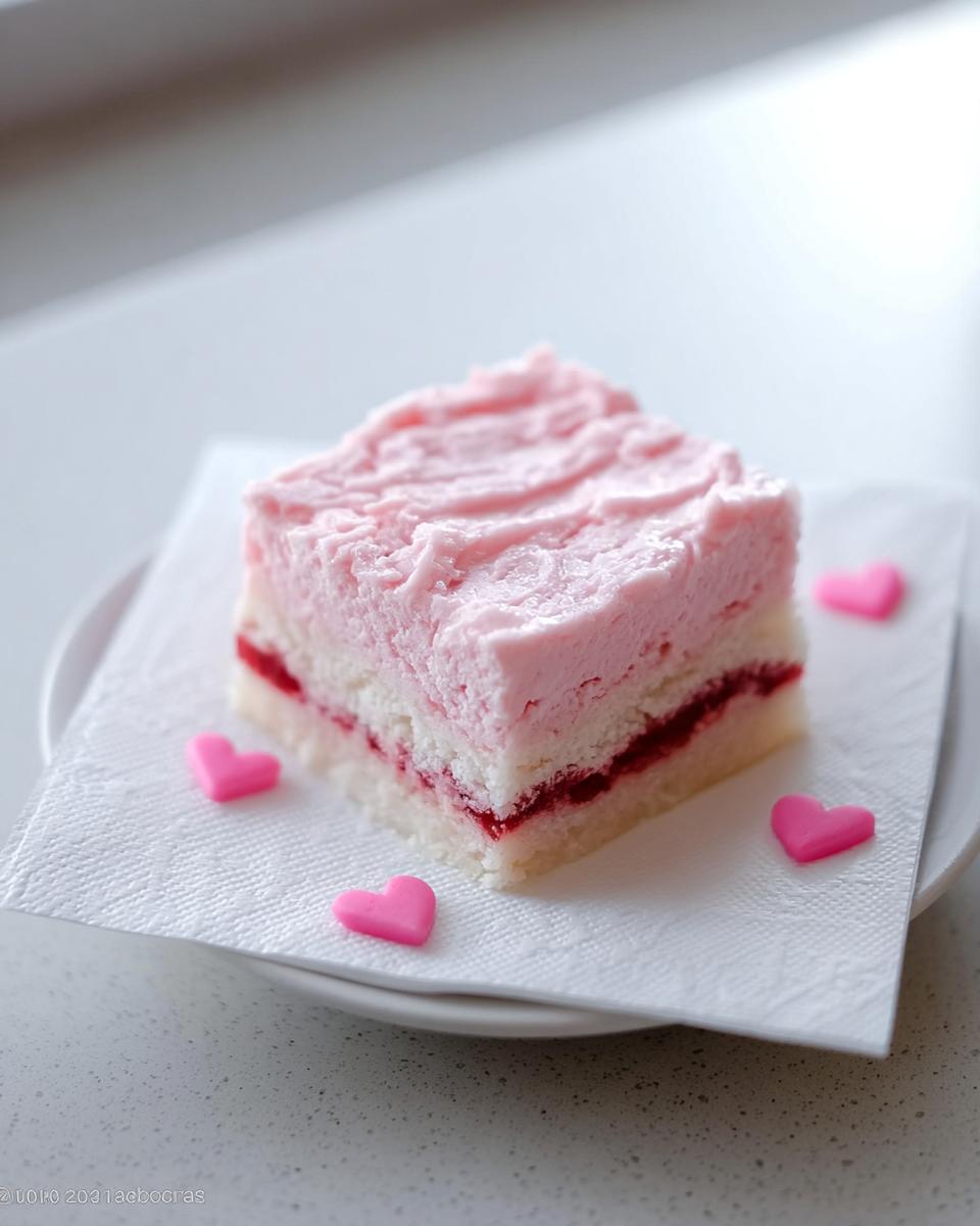 No Bake Strawberry Fudge - detail 1