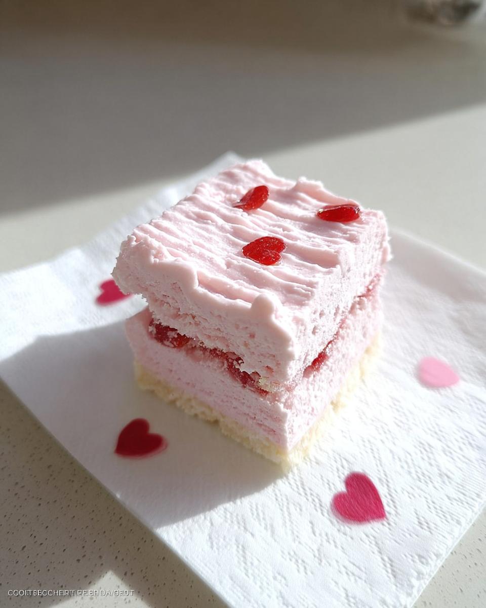 No Bake Strawberry Fudge - detail 3