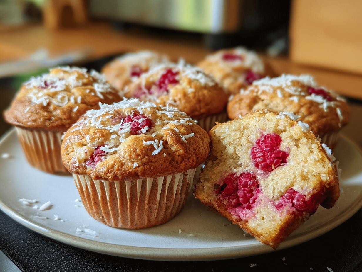Delicious Raspberry Protein Power Muffins in 35 Minutes