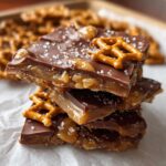 The Best Salted Caramel Pretzel Bark